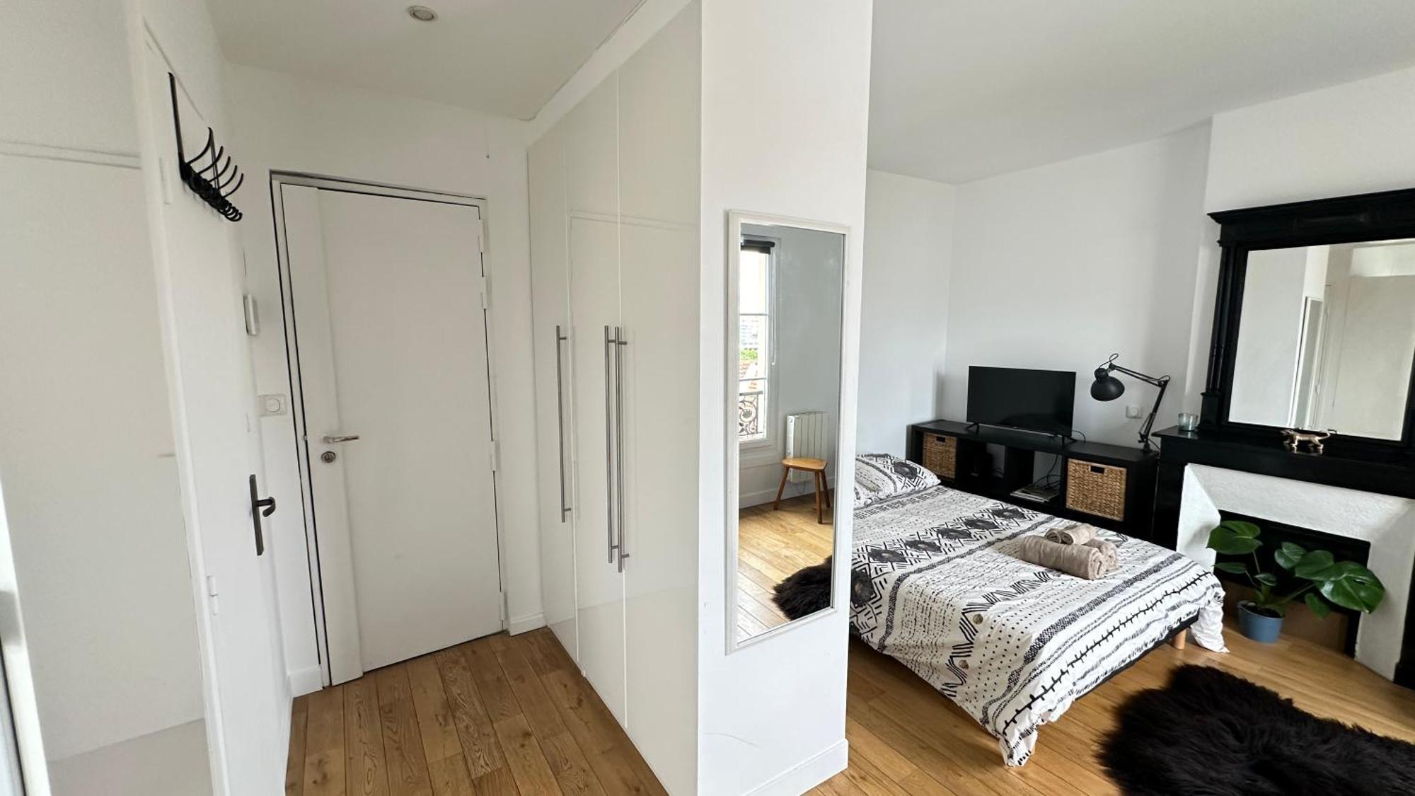 Charmant Studio Au Coeur Du 18E Apartment Paris Luaran gambar